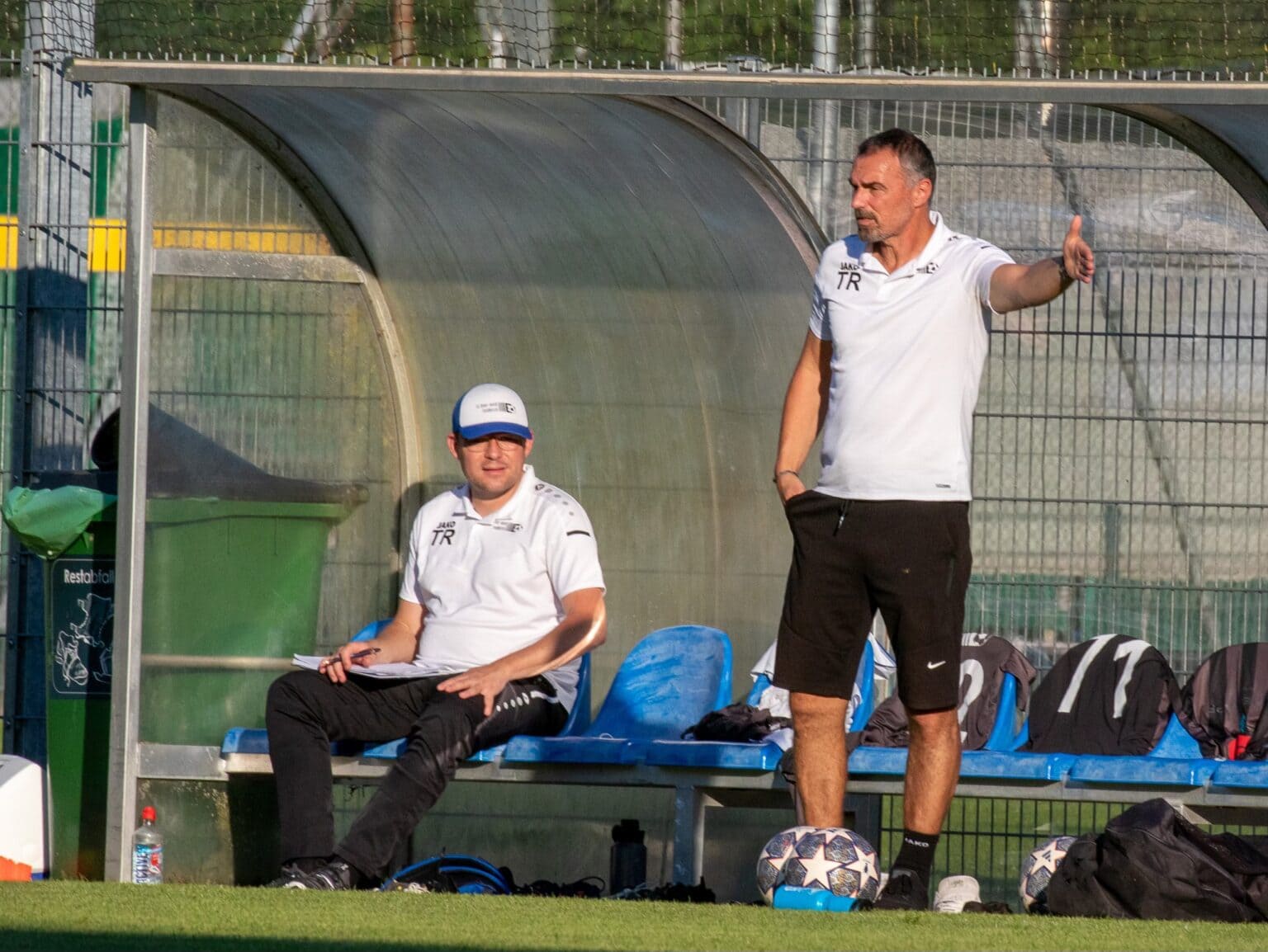 Trainer Oliver Schnellrieder und CO-Trainer Manuel Petrovic