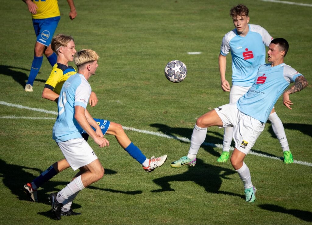 Szene im Spiel BW Feldkirch gegen FC Wolfurt