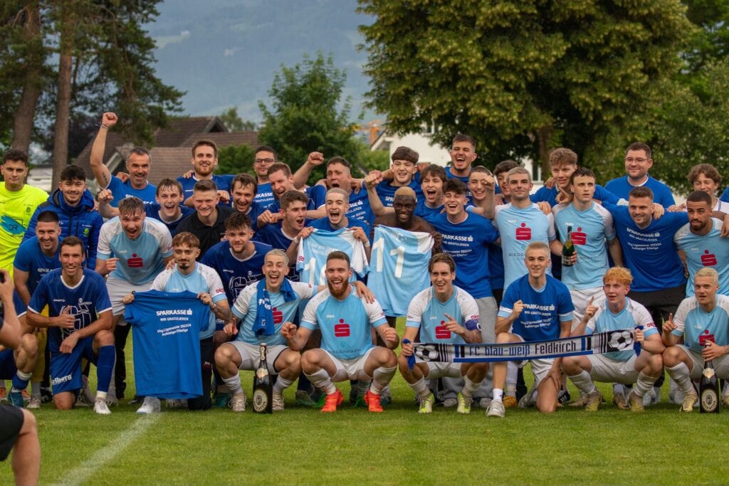 Gemeinschaftsbild zwischen BW Feldkirch und SV Ludesch