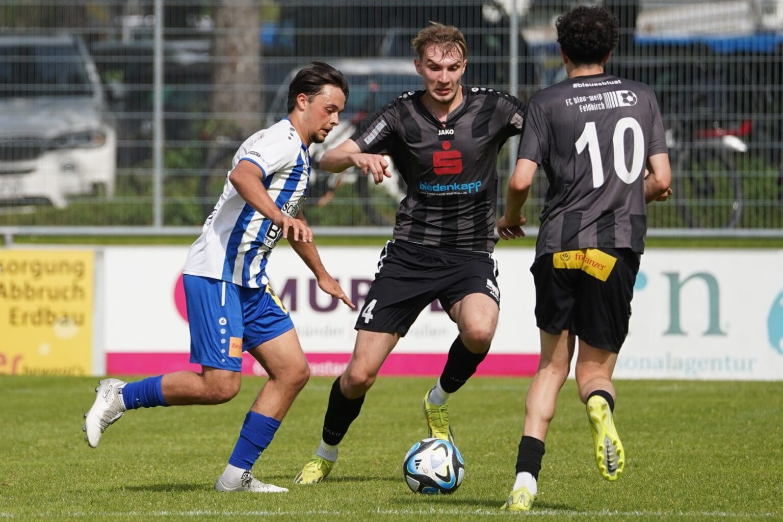 Die Montfortstädter hatten im Abschluss kein Glück in Nenzing und verloren so das Derby. Foto: FCN 